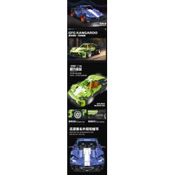 JIESTAR 58118 XE KÉO KANGAROO PHONG CÁCH GFG bộ đồ chơi xếp lắp ráp ghép mô hình Technic Kỹ Thuật Công Nghệ Cao Mô Hình Phương Tiện 316 khối