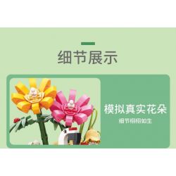 KAIDO KD99008 99008 HỘP NHẠC NIỀM VUI TÌNH YÊU bộ đồ chơi xếp lắp ráp ghép mô hình Creator FOREVER LOVE YOU Sáng Tạo 868 khối