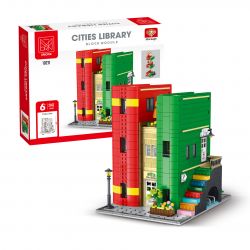 MorkModel 10211 Mork Model 10211 THƯ VIỆN THÀNH PHỐ SÁCH bộ đồ chơi xếp lắp ráp ghép mô hình Creator CITIES LIBRARY Sáng Tạo 2143 khối
