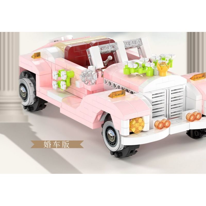 MOYU BLOCK MY97122 97122 XE CỔ ĐIỂN PHIÊN BẢN bộ đồ chơi xếp lắp ráp ghép mô hình Creator GRAN TORINO Sáng Tạo 592 khối