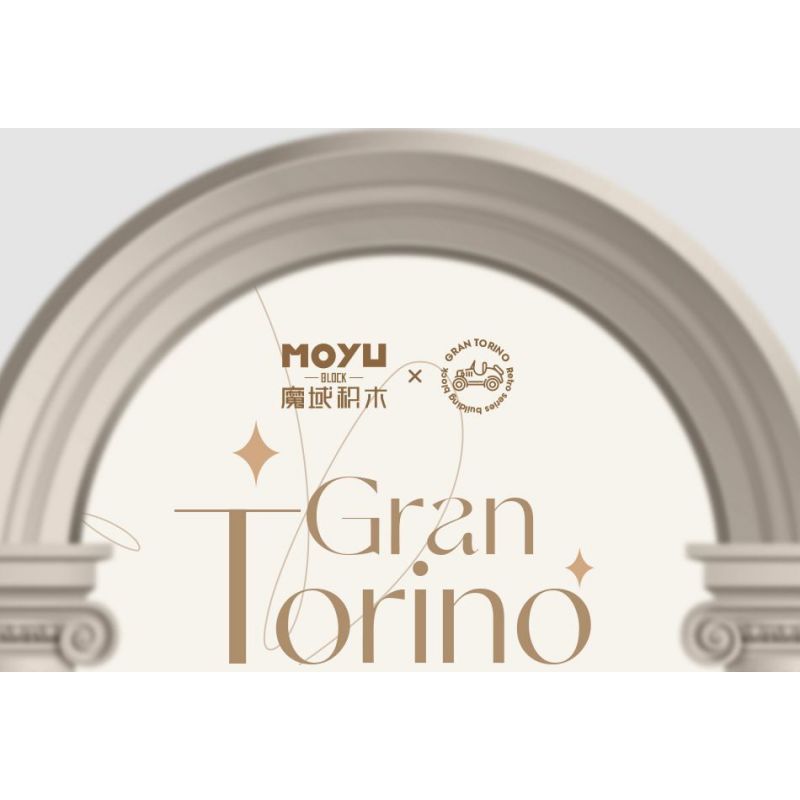 MOYU BLOCK MY97122 97122 XE CỔ ĐIỂN PHIÊN BẢN bộ đồ chơi xếp lắp ráp ghép mô hình Creator GRAN TORINO Sáng Tạo 592 khối