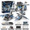 KAIYU KEEYEE WORLD K96180 96180 CON CHÓ CƠ KHÍ GIỮA CÁC VÌ SAO CÓ THỂ THAY ĐỔI bộ đồ chơi xếp lắp ráp ghép mô hình Technic Kỹ Thuật Công Nghệ Cao Mô Hình Phương Tiện 790 khối