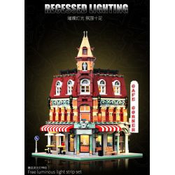 JIQING JQ10001 10001 QUÁN CÀ PHÊ GÓC PHỐ bộ đồ chơi xếp lắp ráp ghép mô hình Creator Sáng Tạo 1950 khối