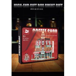 JIQING JQ10001 10001 QUÁN CÀ PHÊ GÓC PHỐ bộ đồ chơi xếp lắp ráp ghép mô hình Creator Sáng Tạo 1950 khối