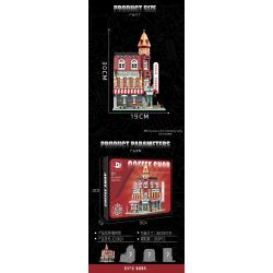 JIQING JQ10001 10001 QUÁN CÀ PHÊ GÓC PHỐ bộ đồ chơi xếp lắp ráp ghép mô hình Creator Sáng Tạo 1950 khối