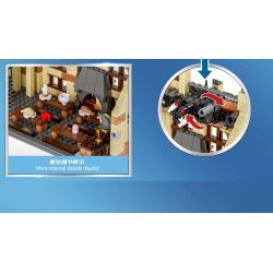 JIQING JQ-20001 20001 JQ20001 ĐẠI SẢNH ĐƯỜNG HOGWARTS bộ đồ chơi xếp lắp ráp ghép mô hình Harry Potter Chú Bé Phù Thủy 1318 khối