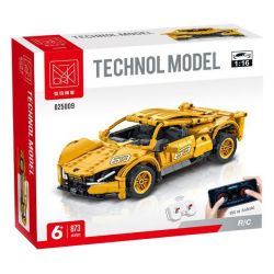 MorkModel 025009 Mork Model 025009 LAMBORGHINI tỷ lệ 1:16 bộ đồ chơi xếp lắp ráp ghép mô hình Technic AVENTADOR SVJ63 (R/C) Kỹ Thuật Công Nghệ Cao Mô Hình Phương Tiện 873 khối