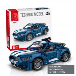 MorkModel 025011 Mork Model 025011 FORD MUSTANG tỷ lệ 1:16 bộ đồ chơi xếp lắp ráp ghép mô hình Technic Kỹ Thuật Công Nghệ Cao Mô Hình Phương Tiện 952 khối