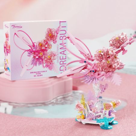 DUOMAIKA D1306-D1 1306-D1 GIẤC MƠ TƯỞNG TƯỢNG MÀU HỒNG bộ đồ chơi xếp lắp ráp ghép mô hình Creator Sáng Tạo 480 khối