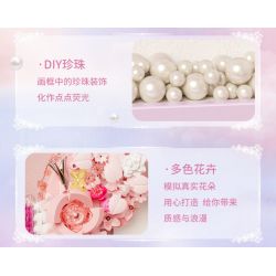 GEKKOSHA 804232 BƯỚM SAO VÀ TRĂNG SƯƠNG MÙ MÀU HỒNG bộ đồ chơi xếp lắp ráp ghép mô hình Arts & Crafts 567 khối