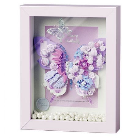 GEKKOSHA 804233 BƯỚM SAO VÀ TRĂNG TÍM HUYỀN ẢO bộ đồ chơi xếp lắp ráp ghép mô hình Arts & Crafts 535 khối