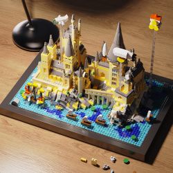 HIGH BOUNDARY DMD004 LÂU ĐÀI MA THUẬT bộ đồ chơi xếp lắp ráp ghép mô hình Harry Potter MAGIC CASTLE Chú Bé Phù Thủy 2724 khối