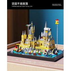 HIGH BOUNDARY DMD004 LÂU ĐÀI MA THUẬT bộ đồ chơi xếp lắp ráp ghép mô hình Harry Potter MAGIC CASTLE Chú Bé Phù Thủy 2724 khối