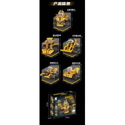 KAIYU KEEYEE WORLD K96183 96183 ĐỘI SIÊU NHÂN KỸ THUẬT ĐANG THAY ĐỔI bộ đồ chơi xếp lắp ráp ghép mô hình Technic Kỹ Thuật Công Nghệ Cao Mô Hình Phương Tiện