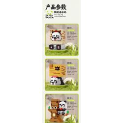 MOYU BLOCK MY97119 97119 CHỦ BÚT PANDA bộ đồ chơi xếp lắp ráp ghép mô hình 901 khối