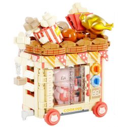 GEKKOSHA 802037 CHUYẾN TÀU ĐIỀU ƯỚC THÚ CƯNG DỄ THƯƠNG LỢN KHỊT MŨI bộ đồ chơi xếp lắp ráp ghép mô hình 488 khối