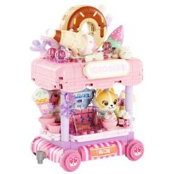 GEKKOSHA 802039 CHUYẾN TÀU ĐIỀU ƯỚC THÚ CƯNG DỄ THƯƠNG CHÓ YÊU bộ đồ chơi xếp lắp ráp ghép mô hình 426 khối