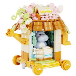 GEKKOSHA 802040 CHUYẾN TÀU ĐIỀU ƯỚC THÚ CƯNG DỄ THƯƠNG HIPPO CUB bộ đồ chơi xếp lắp ráp ghép mô hình 475 khối