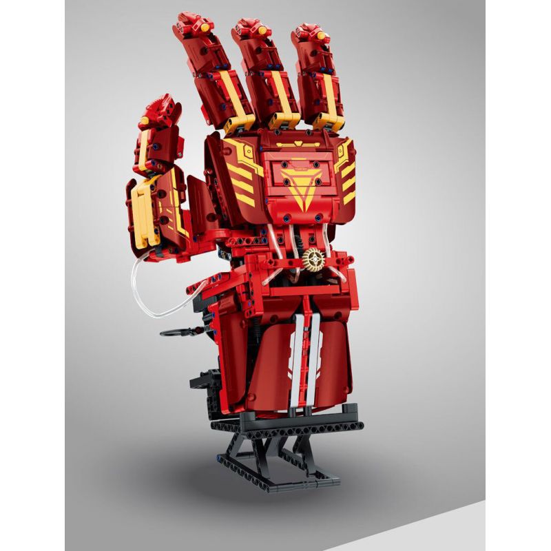IM.MASTER QIHUI 6840 BẬC THẦY VŨ KHÍ GĂNG TAY VÔ CỰC CỦA IRON MAN CÓ THỂ ĐEO ĐƯỢC bộ đồ chơi xếp lắp ráp ghép mô hình Super Heroes Siêu Nhân Anh Hùng 1318 khối