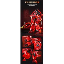 KEEPPLEY 81008 GALAXY FENGSHENJI MECHA SUPER STAR EDITION FIRE LOTUS ĐƯỢC LẮP RÁP BẰNG CÁC TẤM bộ đồ chơi xếp lắp ráp ghép mô hình Movie & Game Phim Và Trò Chơi 223 khối
