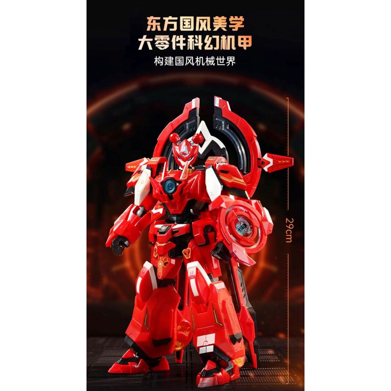 KEEPPLEY 81011 GALAXY FENGSHENJI MECHA SUPER STAR EDITION BLACK DRAGON ĐƯỢC LẮP RÁP BẰNG TẤM NỀN bộ đồ chơi xếp lắp ráp ghép mô hình Movie & Game Phim Và Trò Chơi 207 khối