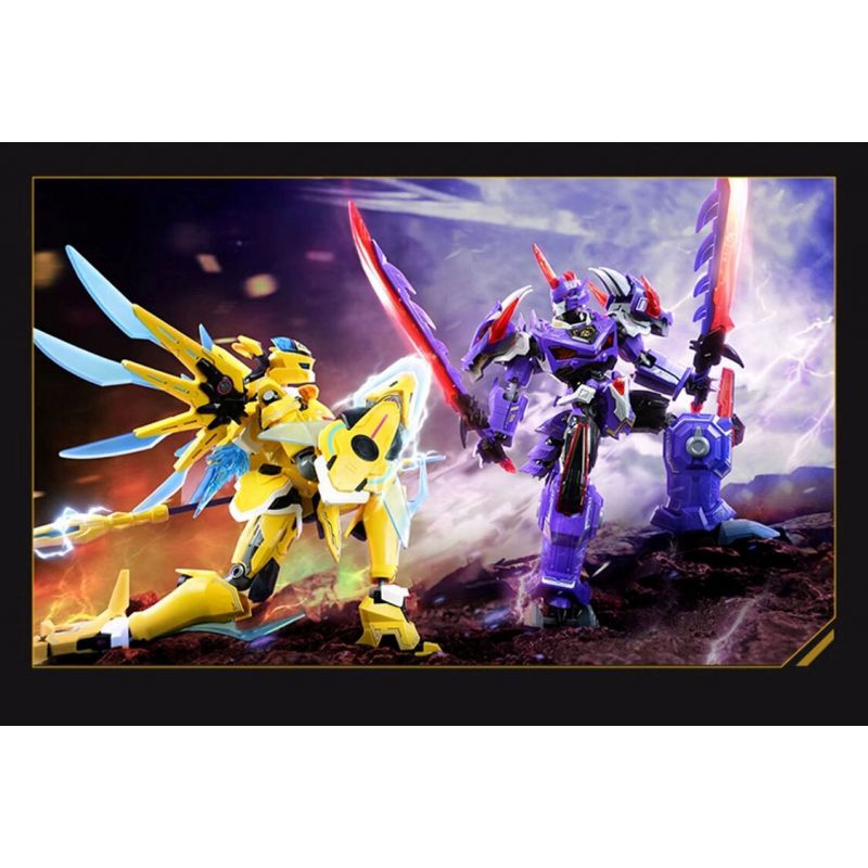 KEEPPLEY 81011 GALAXY FENGSHENJI MECHA SUPER STAR EDITION BLACK DRAGON ĐƯỢC LẮP RÁP BẰNG TẤM NỀN bộ đồ chơi xếp lắp ráp ghép mô hình Movie & Game Phim Và Trò Chơi 207 khối