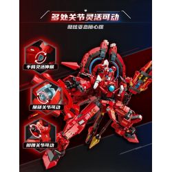 KEEPPLEY 81014 GALAXY GODS MECHA THUNDERBIRD bộ đồ chơi xếp lắp ráp ghép mô hình Movie & Game Phim Và Trò Chơi 712 khối