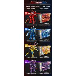 KEEPPLEY 81014 GALAXY GODS MECHA THUNDERBIRD bộ đồ chơi xếp lắp ráp ghép mô hình Movie & Game Phim Và Trò Chơi 712 khối