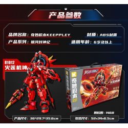 KEEPPLEY 81014 GALAXY GODS MECHA THUNDERBIRD bộ đồ chơi xếp lắp ráp ghép mô hình Movie & Game Phim Và Trò Chơi 712 khối