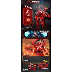 KEEPPLEY 81015 GALAXY FENGSHENJI MECHA BLACK DRAGON bộ đồ chơi xếp lắp ráp ghép mô hình Movie & Game Phim Và Trò Chơi 1020 khối