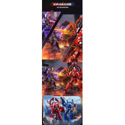 KEEPPLEY 81015 GALAXY FENGSHENJI MECHA BLACK DRAGON bộ đồ chơi xếp lắp ráp ghép mô hình Movie & Game Phim Và Trò Chơi 1020 khối