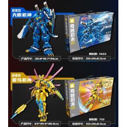 KEEPPLEY 81015 GALAXY FENGSHENJI MECHA BLACK DRAGON bộ đồ chơi xếp lắp ráp ghép mô hình Movie & Game Phim Và Trò Chơi 1020 khối