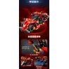 KEEPPLEY 81016 GALAXY FENGSHEN JI MECHA XE BỐN BÁNH FIRE LOTUS bộ đồ chơi xếp lắp ráp ghép mô hình Movie & Game Phim Và Trò Chơi 664 khối