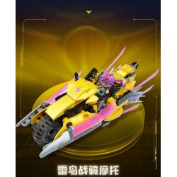 KEEPPLEY 81016 GALAXY FENGSHEN JI MECHA XE BỐN BÁNH FIRE LOTUS bộ đồ chơi xếp lắp ráp ghép mô hình Movie & Game Phim Và Trò Chơi 664 khối
