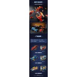 KEEPPLEY 81017 GALAXY FENGSHENJI MECHA XE TĂNG HẠNG NẶNG SKY EYE bộ đồ chơi xếp lắp ráp ghép mô hình Movie & Game Phim Và Trò Chơi 762 khối