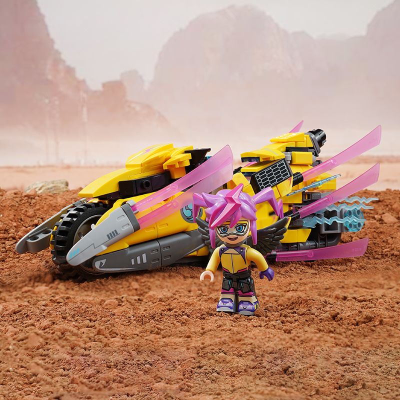 KEEPPLEY 81018 non Lego GALAXY GODS MECHA THUNDERBIRD BATTLE MOTORCYCLE bộ đồ chơi xếp lắp ráp ghép mô hình Movie & Game Phim Và Trò Chơi 449 khối