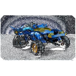 KEEPPLEY 81018 GALAXY GODS MECHA THUNDERBIRD BATTLE MOTORCYCLE bộ đồ chơi xếp lắp ráp ghép mô hình Movie & Game Phim Và Trò Chơi 449 khối