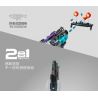 IM.MASTER QIHUI 7813 SÚNG KHÔNG GIAN DẠNG KÉP bộ đồ chơi xếp lắp ráp ghép mô hình Technic Kỹ Thuật Công Nghệ Cao Mô Hình Phương Tiện 3037 khối