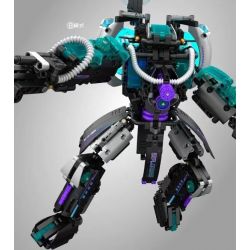 IM.MASTER QIHUI 7813 SÚNG KHÔNG GIAN DẠNG KÉP bộ đồ chơi xếp lắp ráp ghép mô hình Technic Kỹ Thuật Công Nghệ Cao Mô Hình Phương Tiện 3037 khối