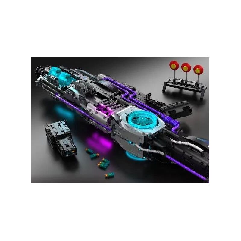 IM.MASTER QIHUI 7813 SÚNG KHÔNG GIAN DẠNG KÉP bộ đồ chơi xếp lắp ráp ghép mô hình Technic Kỹ Thuật Công Nghệ Cao Mô Hình Phương Tiện 3037 khối