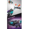 IM.MASTER QIHUI 7813 SÚNG KHÔNG GIAN DẠNG KÉP bộ đồ chơi xếp lắp ráp ghép mô hình Technic Kỹ Thuật Công Nghệ Cao Mô Hình Phương Tiện 3037 khối