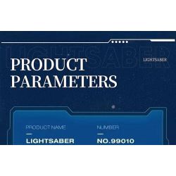 REOBRIX 99010 THANH KIẾM ÁNH SÁNG MÀU XANH bộ đồ chơi xếp lắp ráp ghép mô hình Star Wars LIGHTSABER Chiến Tranh Giữa Các Vì Sao 629 khối