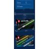 REOBRIX 99011 THANH KIẾM ÁNH SÁNG MÀU XANH LÁ CÂY bộ đồ chơi xếp lắp ráp ghép mô hình Star Wars LIGHTSABER Chiến Tranh Giữa Các Vì Sao 578 khối