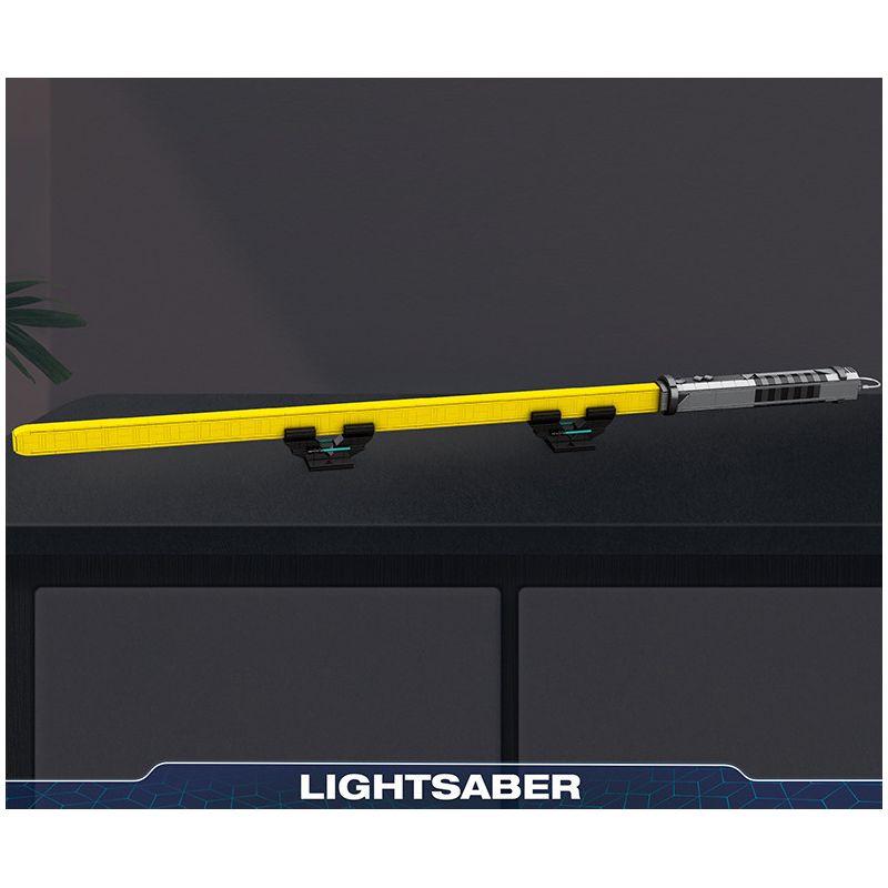 REOBRIX 99012 THANH KIẾM ÁNH SÁNG MÀU VÀNG bộ đồ chơi xếp lắp ráp ghép mô hình Star Wars LIGHTSABER Chiến Tranh Giữa Các Vì Sao 598 khối