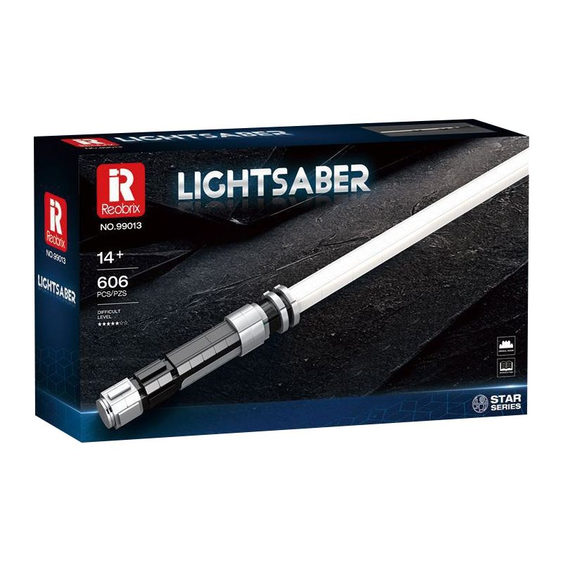 REOBRIX 99013 THANH KIẾM ÁNH SÁNG TRẮNG bộ đồ chơi xếp lắp ráp ghép mô hình Star Wars LIGHTSABER Chiến Tranh Giữa Các Vì Sao 606 khối REOBRIX 99013 THANH KIẾM ÁNH SÁNG TRẮNG bộ đồ chơi xếp lắp ráp ghép mô hình Star Wars LIGHTSABER Chiến Tranh Giữa Các Vì Sao 606 khối