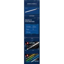 REOBRIX 99013 THANH KIẾM ÁNH SÁNG TRẮNG bộ đồ chơi xếp lắp ráp ghép mô hình Star Wars LIGHTSABER Chiến Tranh Giữa Các Vì Sao 606 khối REOBRIX 99013 THANH KIẾM ÁNH SÁNG TRẮNG bộ đồ chơi xếp lắp ráp ghép mô hình Star Wars LIGHTSABER Chiến Tranh Giữa Các Vì Sao 606 khối