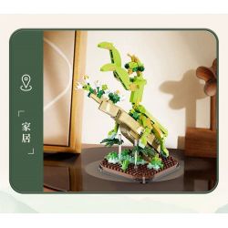 MOYU BLOCK MY97128 97128 THẾ GIỚI CÔN TRÙNG BƯỚM MORPHO XANH bộ đồ chơi xếp lắp ráp ghép mô hình INSECT BEAUTIFUL WORLD 466 khối