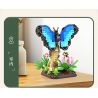 MOYU BLOCK MY97128 97128 THẾ GIỚI CÔN TRÙNG BƯỚM MORPHO XANH bộ đồ chơi xếp lắp ráp ghép mô hình INSECT BEAUTIFUL WORLD 466 khối