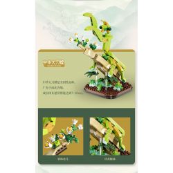 MOYU BLOCK MY97128 97128 THẾ GIỚI CÔN TRÙNG BƯỚM MORPHO XANH bộ đồ chơi xếp lắp ráp ghép mô hình INSECT BEAUTIFUL WORLD 466 khối