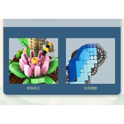 MOYU BLOCK MY97128 97128 THẾ GIỚI CÔN TRÙNG BƯỚM MORPHO XANH bộ đồ chơi xếp lắp ráp ghép mô hình INSECT BEAUTIFUL WORLD 466 khối